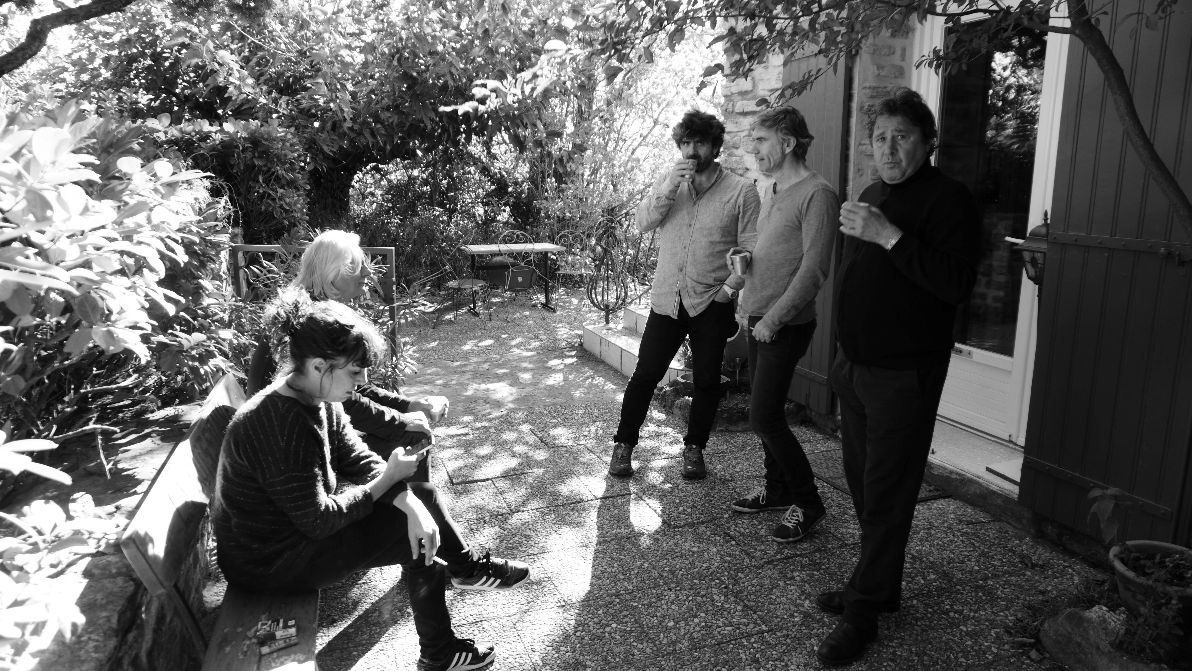 Sclavis Quartet und Manfred Eicher © Gérard de Haro Sclavis Quartet und Manfred Eicher