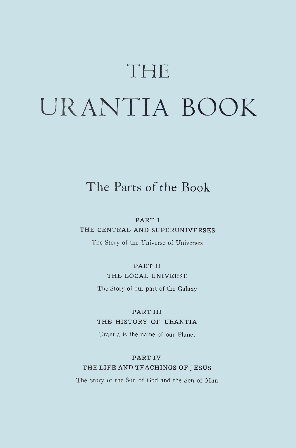 Das Urantia-Buch Das Urantia-Buch
