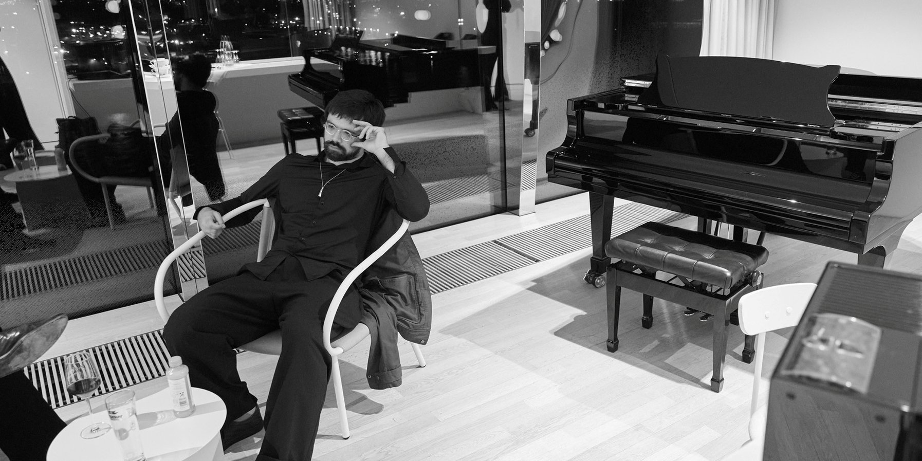 Micah Thomas Trio (in der Garderobe)