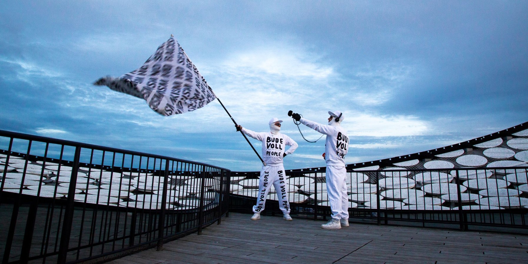 On the roof of the Elbphilharmonie