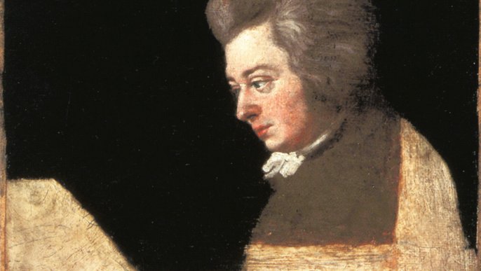 Wolfgang Amadeus Mozart, Portrait von Joseph Lange