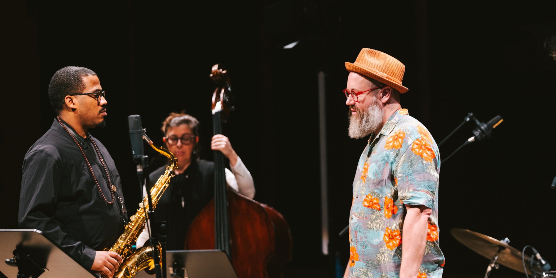 Red Lily Quintet: James Brandon Lewis, Silvia Bolognesi, Kirk Knuffke