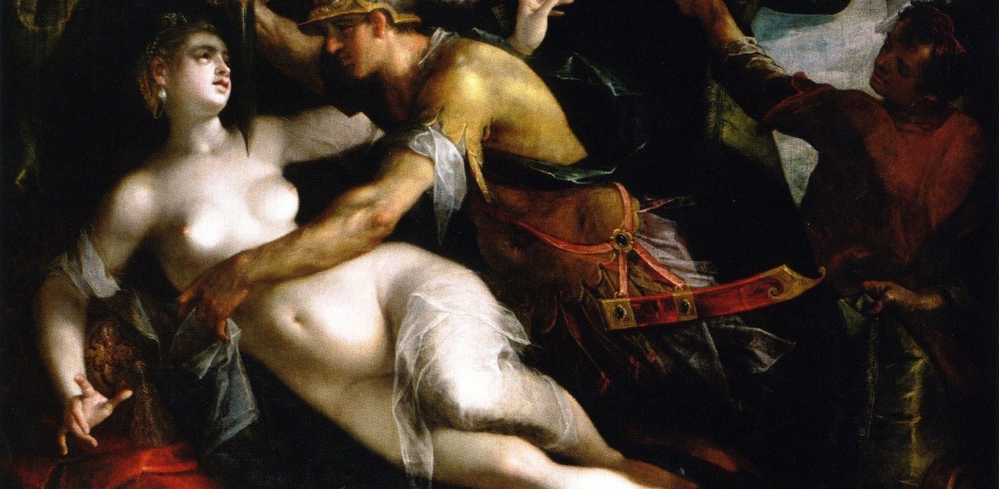 »The Rape of Lucretia« Gemälde von Hans von Aachen, 1600