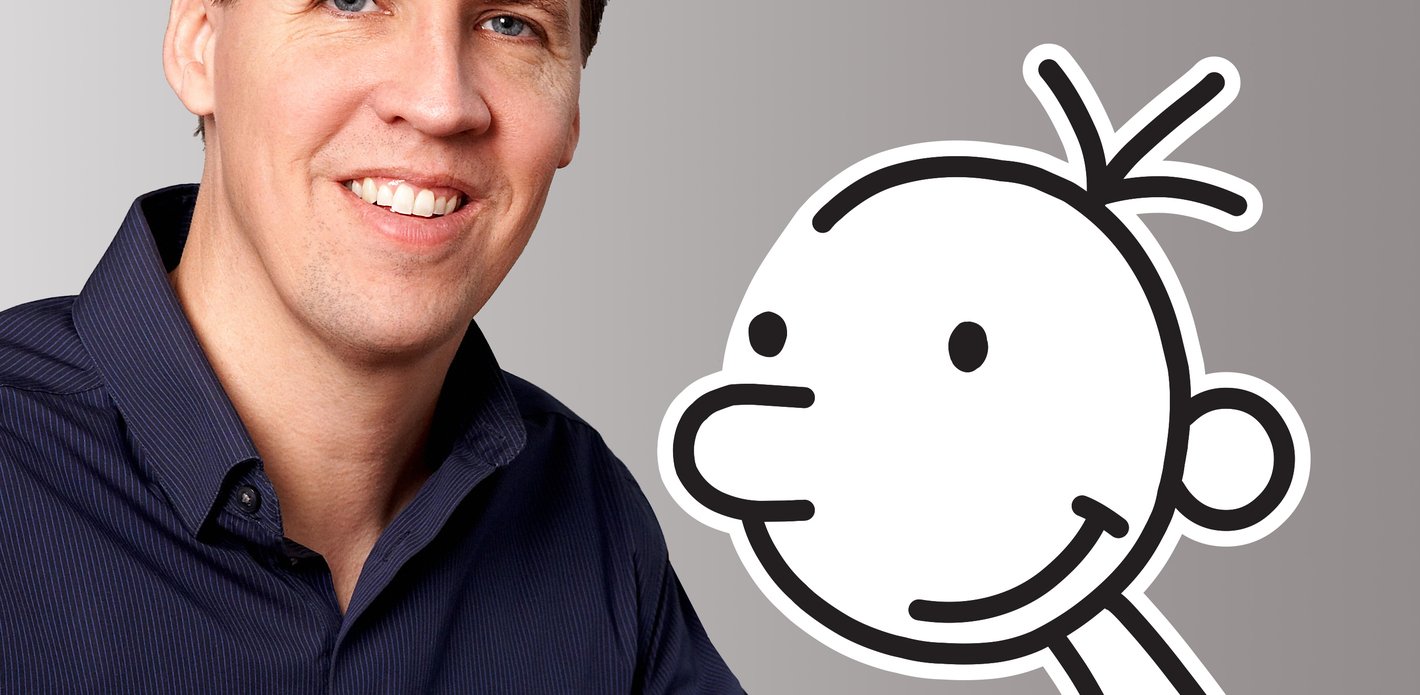 Jeff Kinney and the Wimpy Kid
