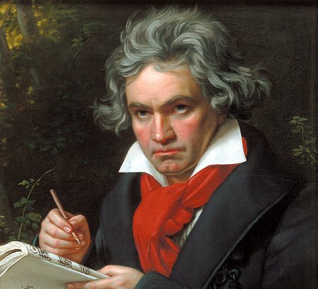 Ludwig van Beethoven, Portrait von Joseph-Karl-Stieler, 1820