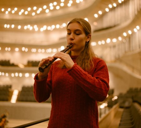 Lucie Horsch im Elbphilharmonie Innerview