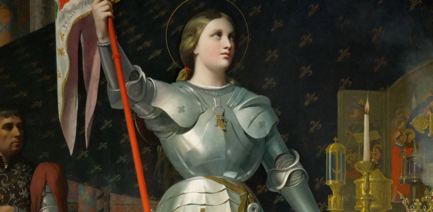 Jean-Auguste-Dominique Ingres, Jeanne d'Arc bei der Krönung von Charles VII, 1854