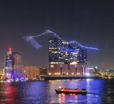 Breaking Waves (2022) by DRIFT at Elbphilharmonie Hamburg