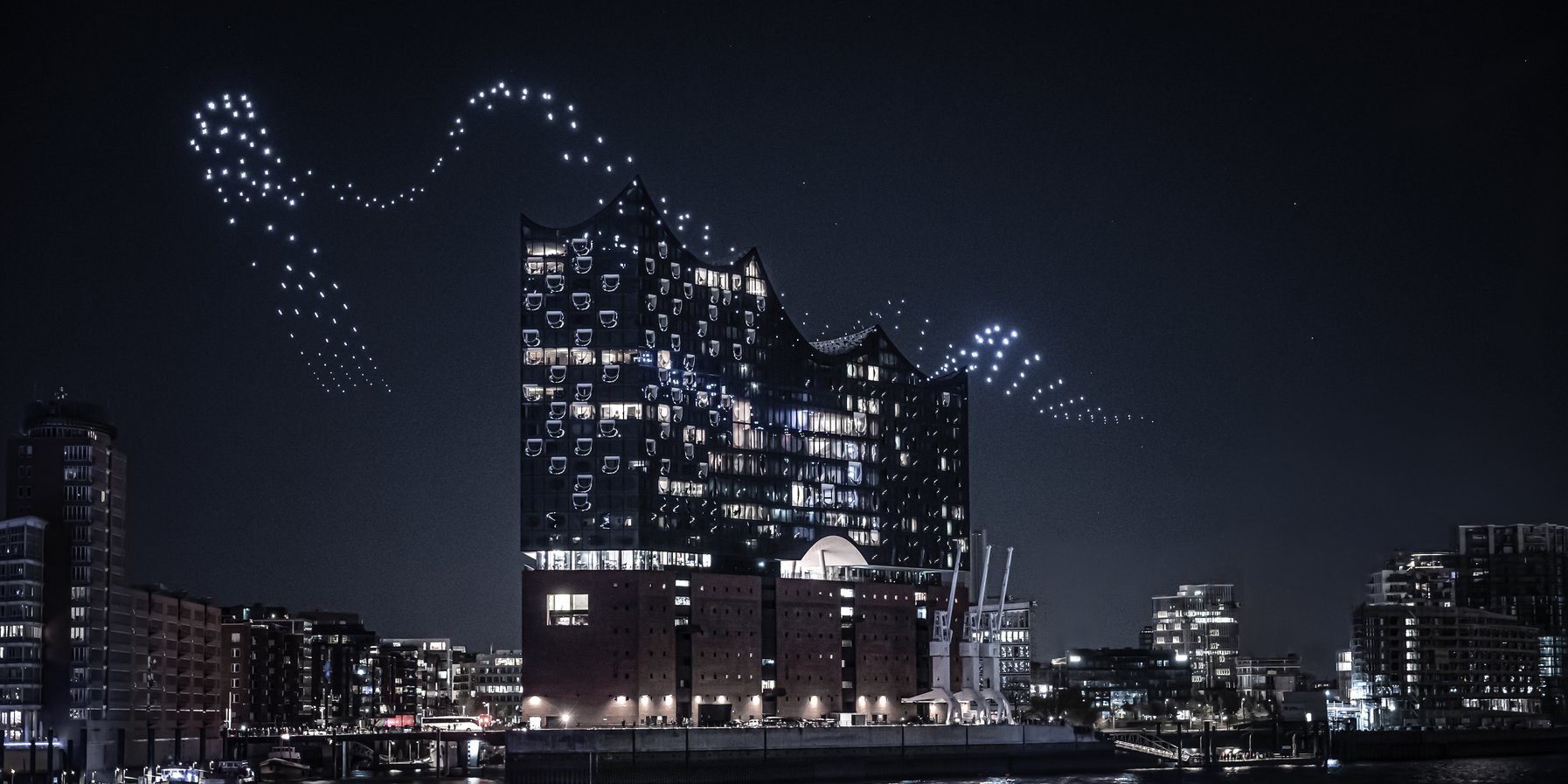 Breaking Waves (2022) by DRIFT at Elbphilharmonie Hamburg