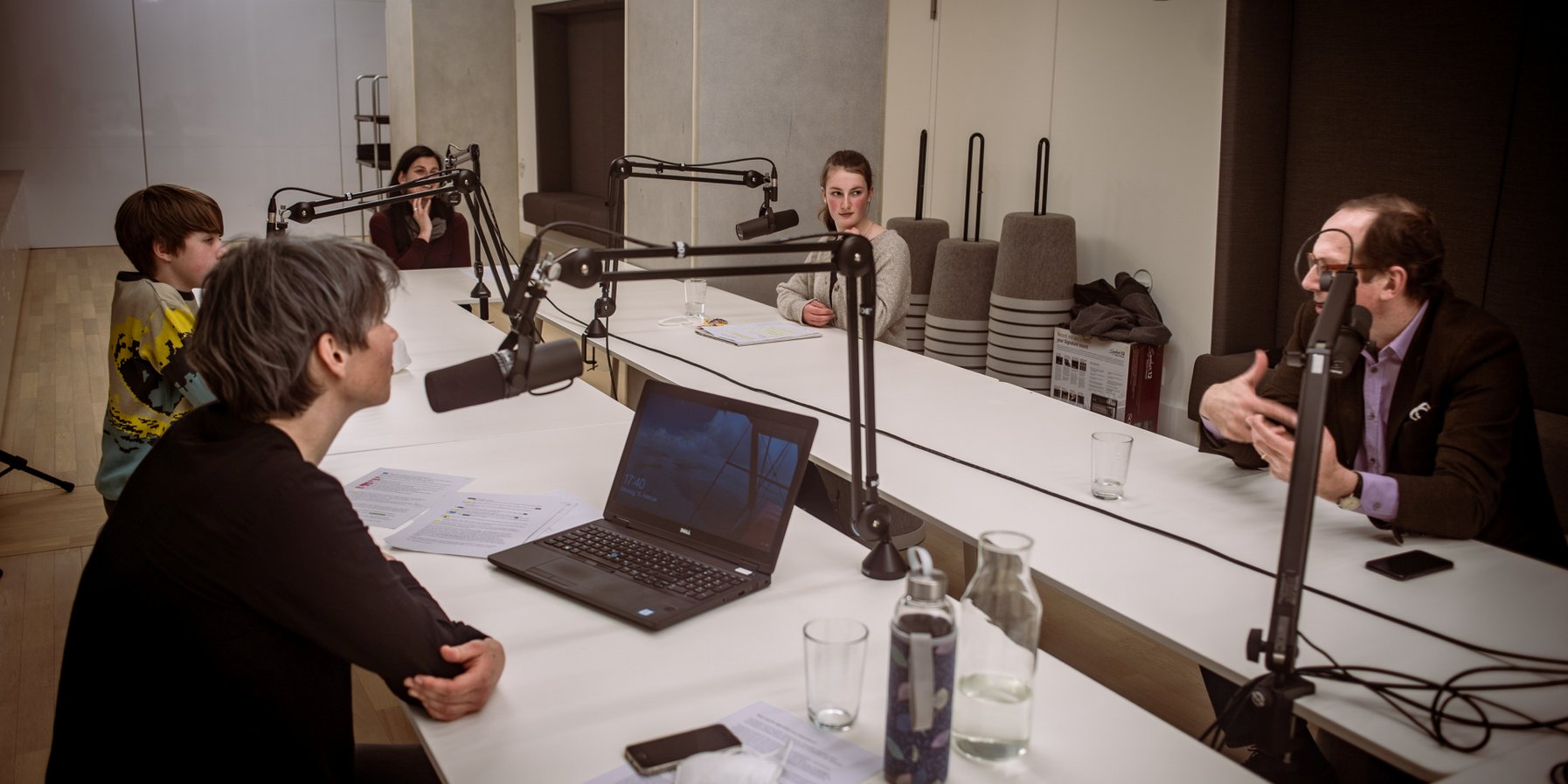 Aufnahme im Kaistudio