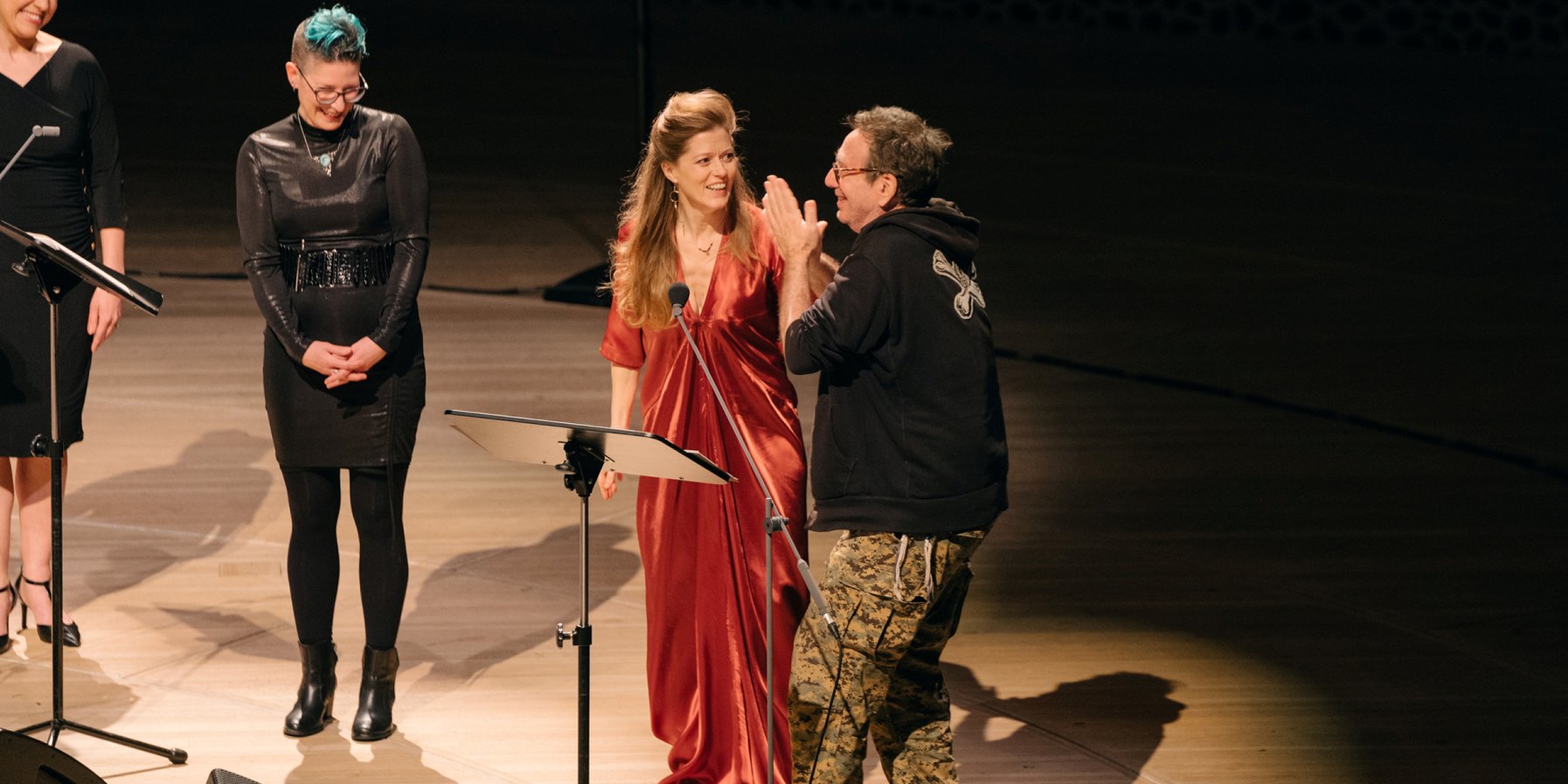 Barbara Hannigan und John Zorn in der Elbphilharmonie, 2022