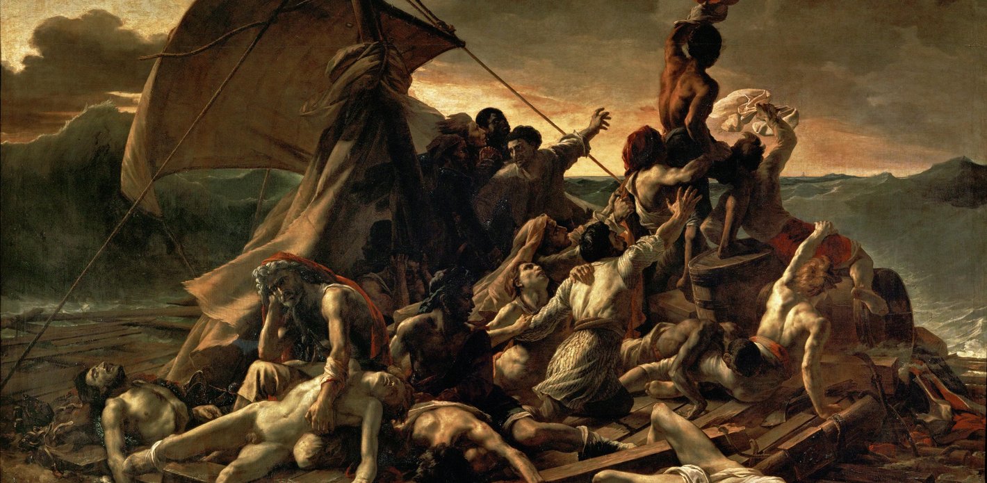 La Balsa de la Medusa von Jean-Louis Théodore Géricault (Museo del Louvre)